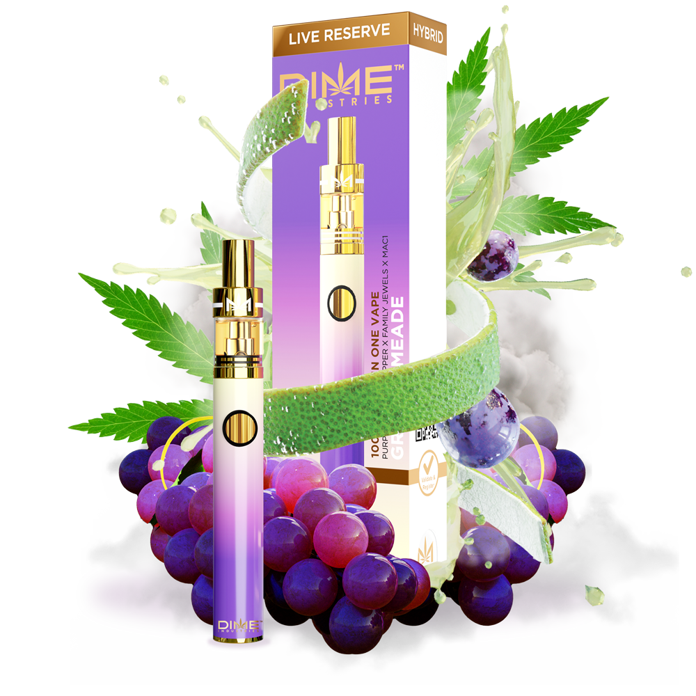 Dime Industries l Grape Limeade l Live Resin l Hybrid (1000mg)