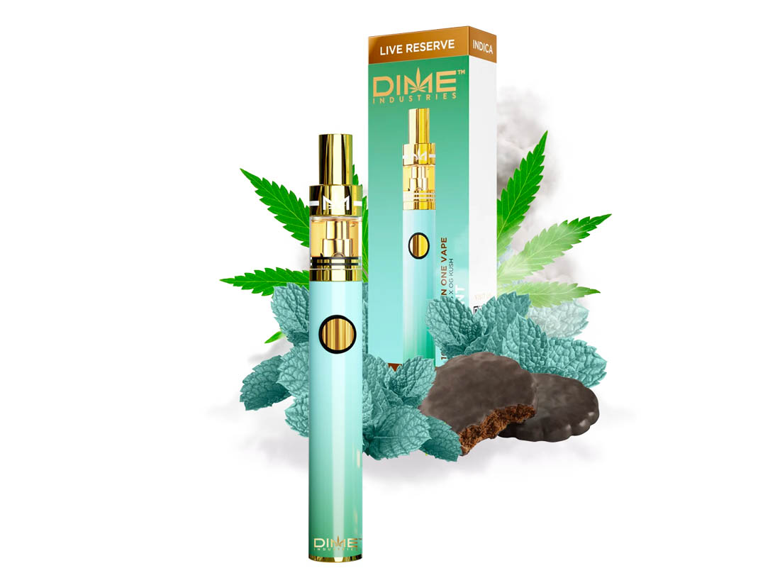 Dime Industries l Kush mint l Live Resin l Hybrid (1000mg)