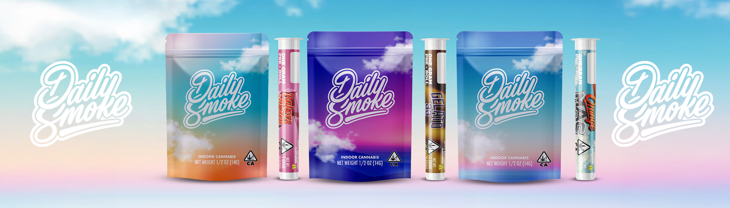 Daily Smoke — Lemon Cherry Runtz | 1g | Pre-Roll