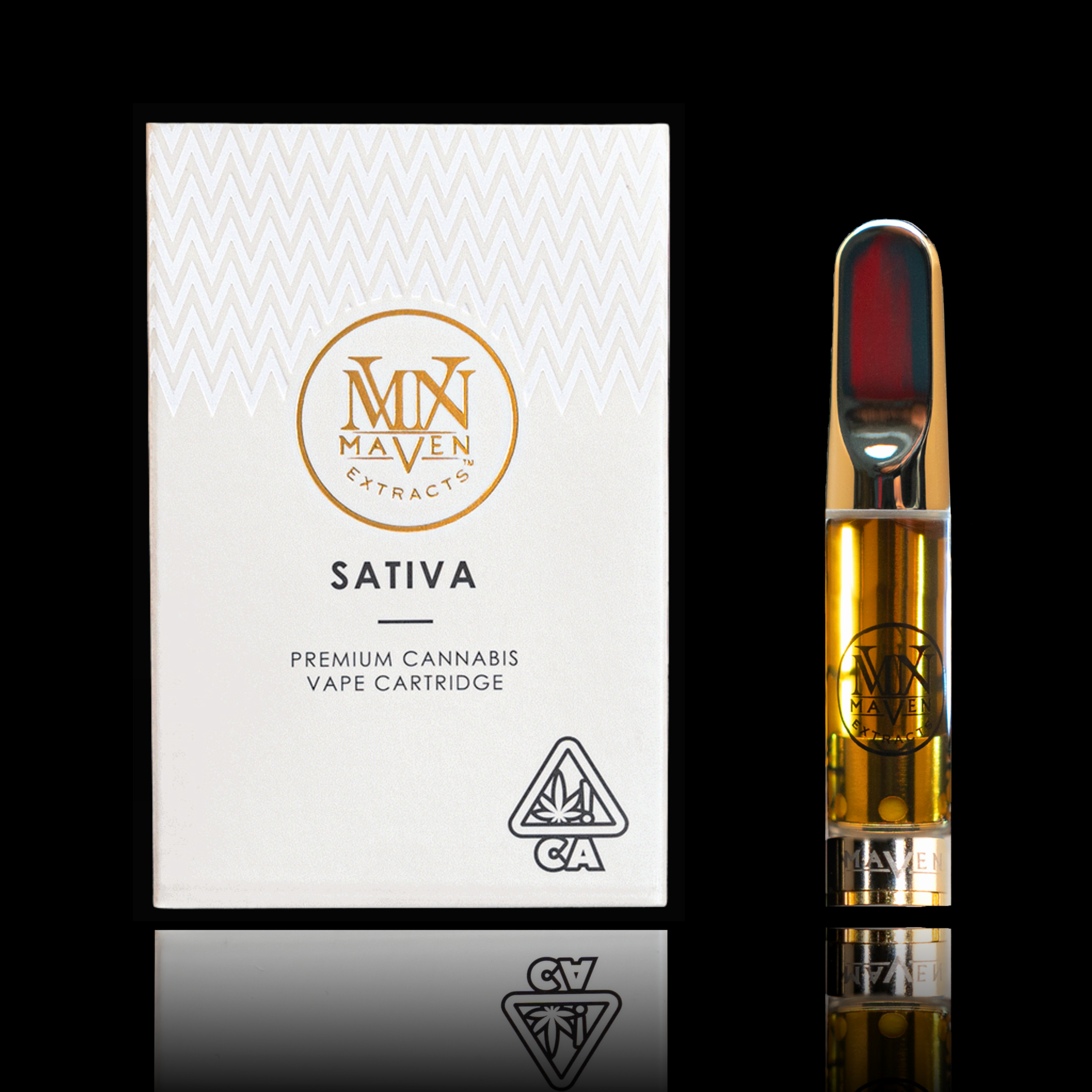 Maven Genetics - Orange Sapphire | Gold Blend | 510 Cartridge | 1g | Sativa