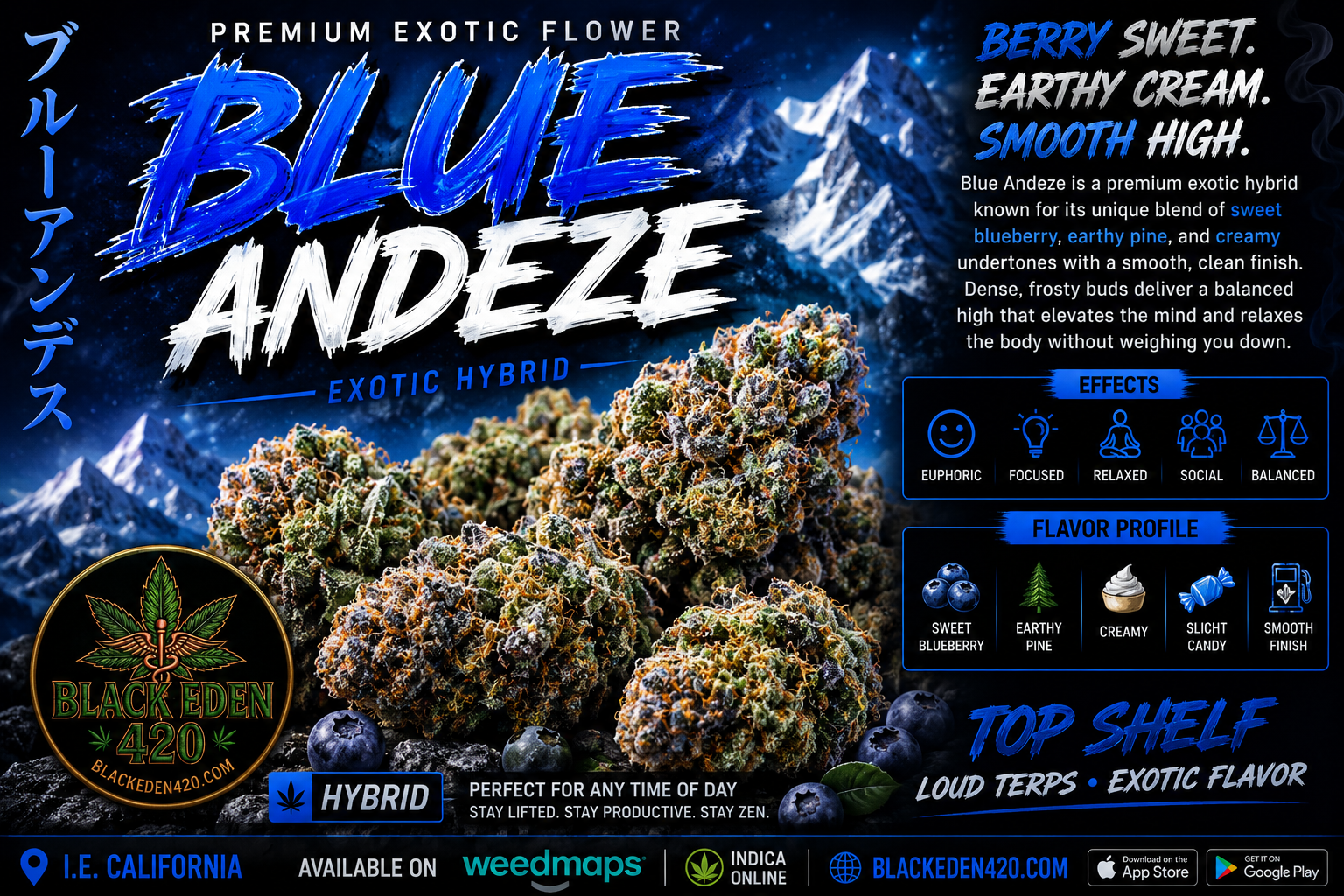 Blue Zushi – Premium Exotic Hybrid - Image 2