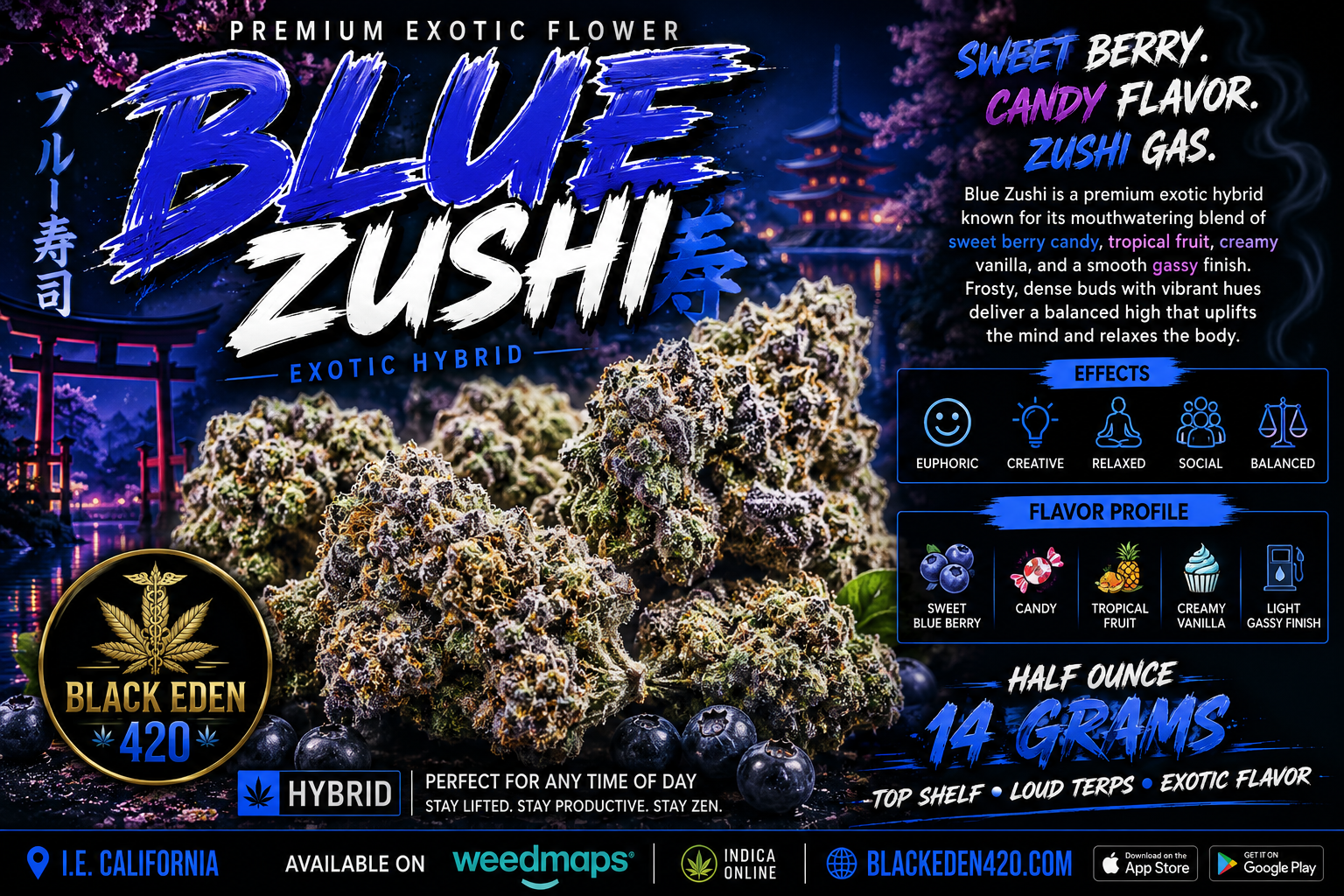 Blue Zushi – Premium Exotic Hybrid
