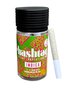 #hashtag - Infused Pre-roll 5pk Grand Daddy Purp - 3.5 g